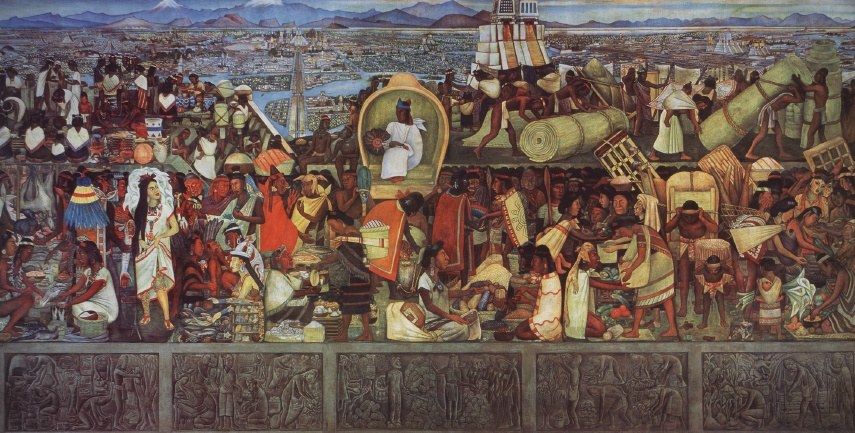 Diego Rivera The Great City of Tenochtitlan